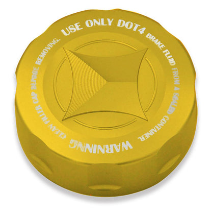 Master Cylinder Cap GOLD Gold Anodized M38xP4 1pc
