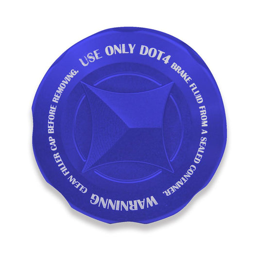 Master Cylinder Cap BLUE Blue Anodized M38xP4 1pc