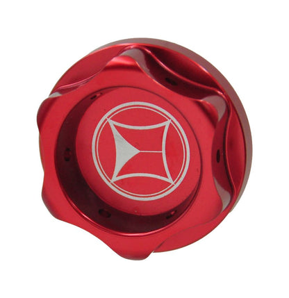 Oil Filler Cap M20XP1.5 Crown Type RED Red Anodized 1 pc