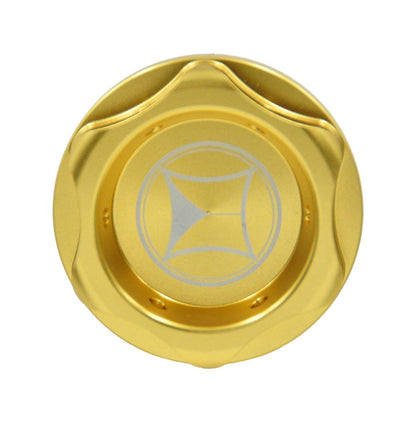 Oil Filler Cap M27XP3.0 Crown Type GOLD Gold Anodized 1 piece