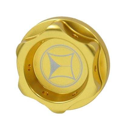 Oil Filler Cap M20XP1.5 Crown Type Gold Anodized 1 pc.