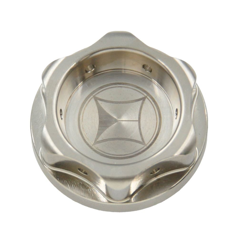 Oil Filler Cap M30xP1.5 Crown Type NICKEL (1 pc)
