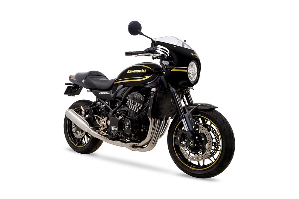 Titanium Full Exhaust Monster Z900RS/CAFE 2018-2022 2023- Aluminum Cafe