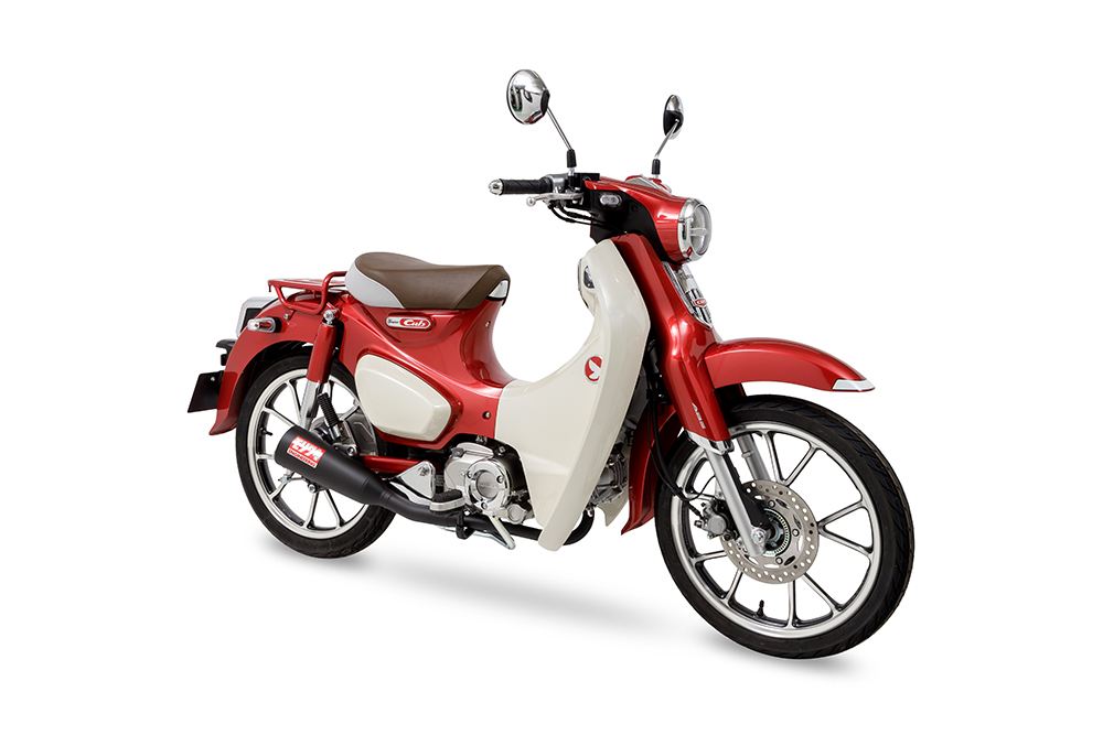 フルエキゾースト メガホン SUPER CUB C125 2021-23 / 2024- ブラック 耐熱黒塗装 スーパーカブ