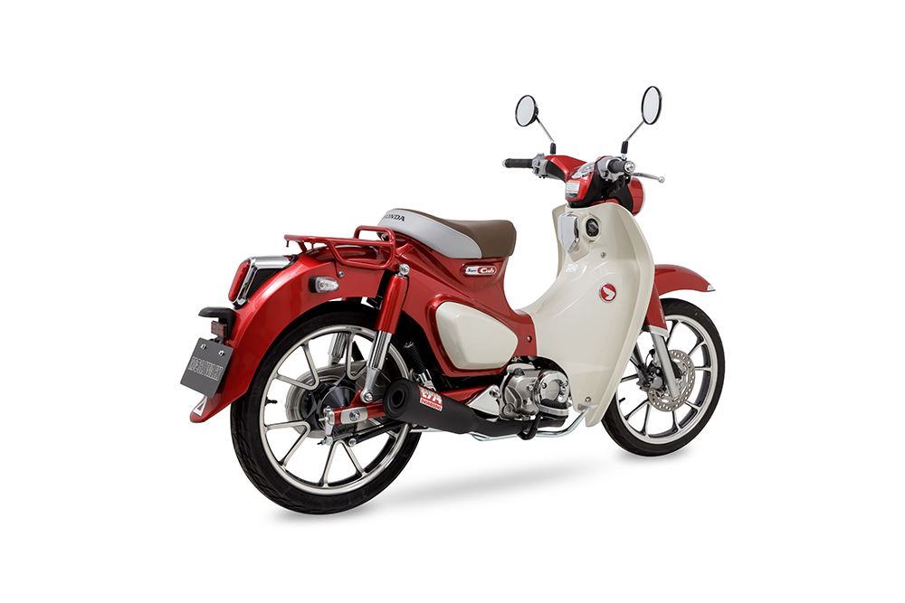 フルエキゾースト メガホン SUPER CUB C125 2021-23 / 2024- ブラック 耐熱黒塗装 スーパーカブ