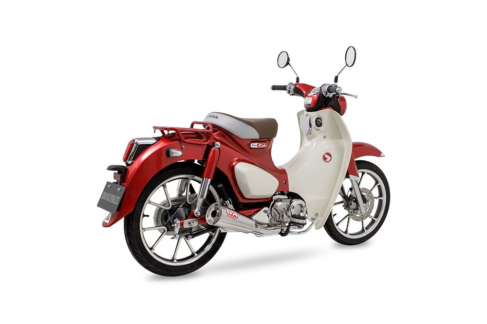 Full Exhaust Megaphone Super Cub C125 2021-2023 / 2024- SUS Stainless Polish