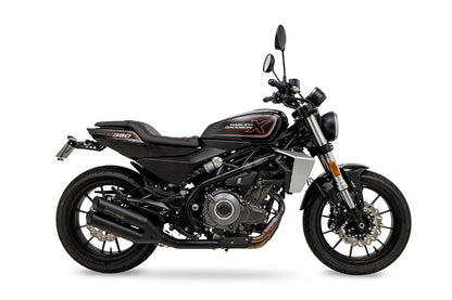 Slip-on Exhaust Cross Twin X350 2023- Black Heat-resistant Black Paint Harley