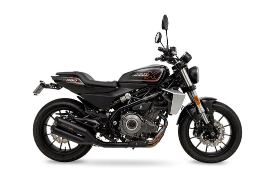 Slip-on Exhaust Cross Twin X350 2023- Black Heat-resistant Black Paint Harley
