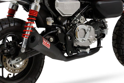 Full Exhaust Megaphone Monkey125 2022-2023 / 2024- Black Heat-Resistant Black Paint Monkey