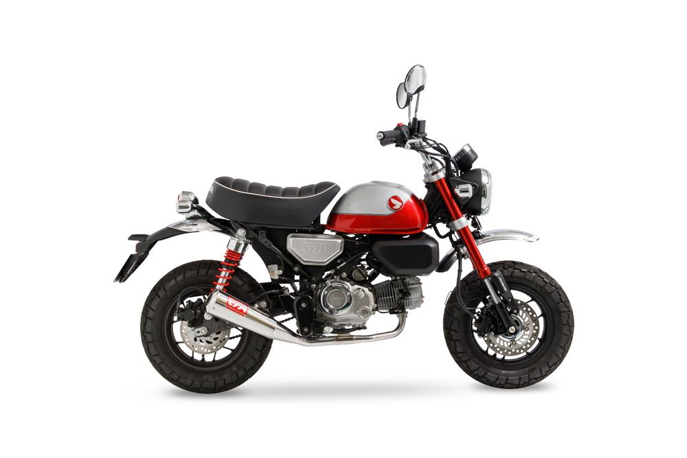 Full exhaust Megaphone Monkey125 2022-2023 / 2024- SUS stainless polish Monkey