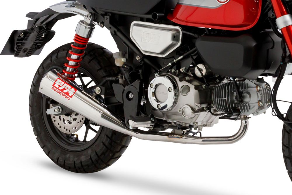 Full exhaust Megaphone Monkey125 2022-2023 / 2024- SUS stainless polish Monkey