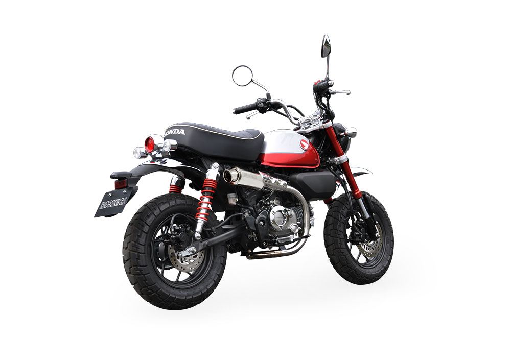 Full Exhaust Zero Up Monkey 125 2022-2023 / 2024- SUS Polished Stainless Steel Monkey