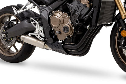 フルエキゾースト クロス ショート ゼロ CBR650R / CB650R '19-22/23/24- ブラック耐熱黒塗装/ホワイトチタン
