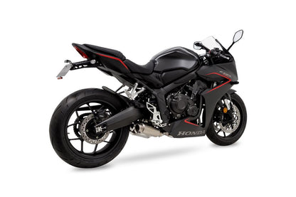 Full Exhaust Cross Short Zero CBR650R / CB650R '19-22/23/24- SUS Polish/White Titanium