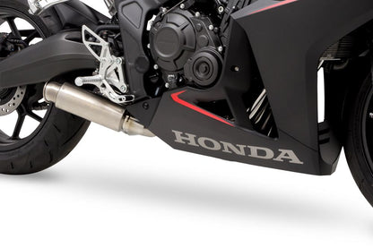 Full Exhaust Cross Short Zero CBR650R / CB650R '19-22/23/24- SUS Polish/White Titanium