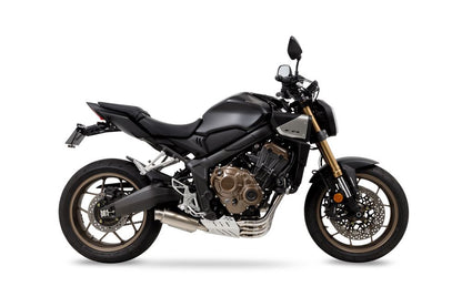 Full Exhaust Cross Short Zero CBR650R / CB650R '19-22/23/24- SUS Polish/White Titanium