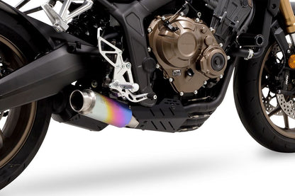 フルエキゾースト クロスショートゼロ CBR650R / CB650R 2019-22/23/24- ブラック耐熱黒塗装/アノダイズドチタニウム