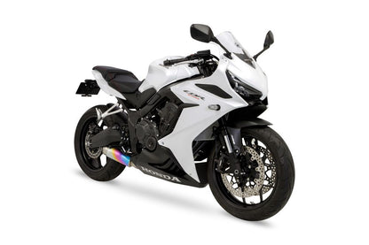フルエキゾースト クロスショートゼロ CBR650R / CB650R 2019-22/23/24- ブラック耐熱黒塗装/アノダイズドチタニウム