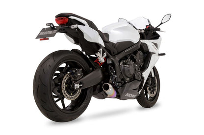 フルエキゾースト クロスショートゼロ CBR650R / CB650R 2019-22/23/24- ブラック耐熱黒塗装/アノダイズドチタニウム
