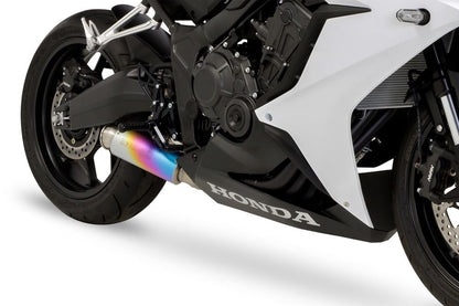 フルエキゾースト クロスショートゼロ CBR650R / CB650R 2019-22/23/24- ブラック耐熱黒塗装/アノダイズドチタニウム