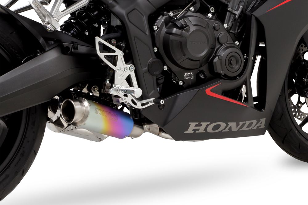フルエキゾースト クロスショートゼロ CBR650R/CB650R '19-22/23/24- SUSポリッシュ/アノダイズドチタニウム