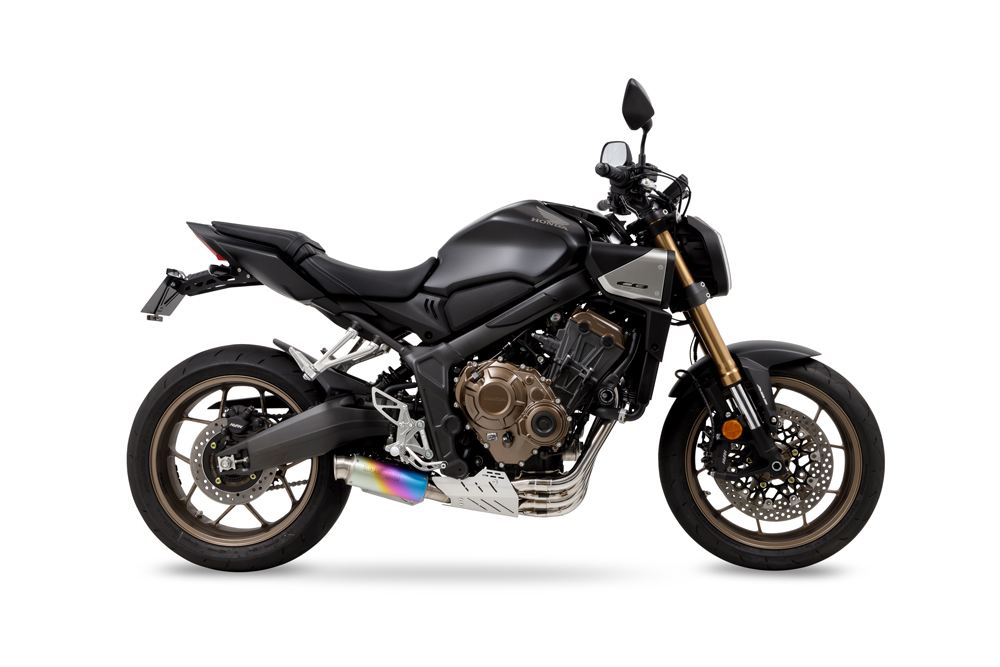 フルエキゾースト クロスショートゼロ CBR650R/CB650R '19-22/23/24- SUSポリッシュ/アノダイズドチタニウム