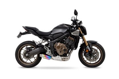 フルエキゾースト クロスショートゼロ CBR650R/CB650R '19-22/23/24- SUSポリッシュ/アノダイズドチタニウム
