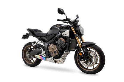 フルエキゾースト クロスショートゼロ CBR650R/CB650R '19-22/23/24- SUSポリッシュ/アノダイズドチタニウム
