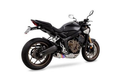 フルエキゾースト クロスショートゼロ CBR650R/CB650R '19-22/23/24- SUSポリッシュ/アノダイズドチタニウム