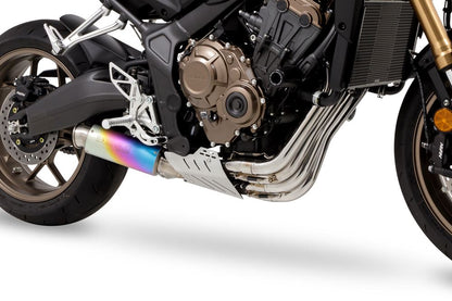フルエキゾースト クロスショートゼロ CBR650R/CB650R '19-22/23/24- SUSポリッシュ/アノダイズドチタニウム