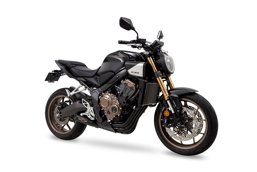 フルエキゾースト クロスショート 19CB650R BLACK ブラック 耐熱黒塗装