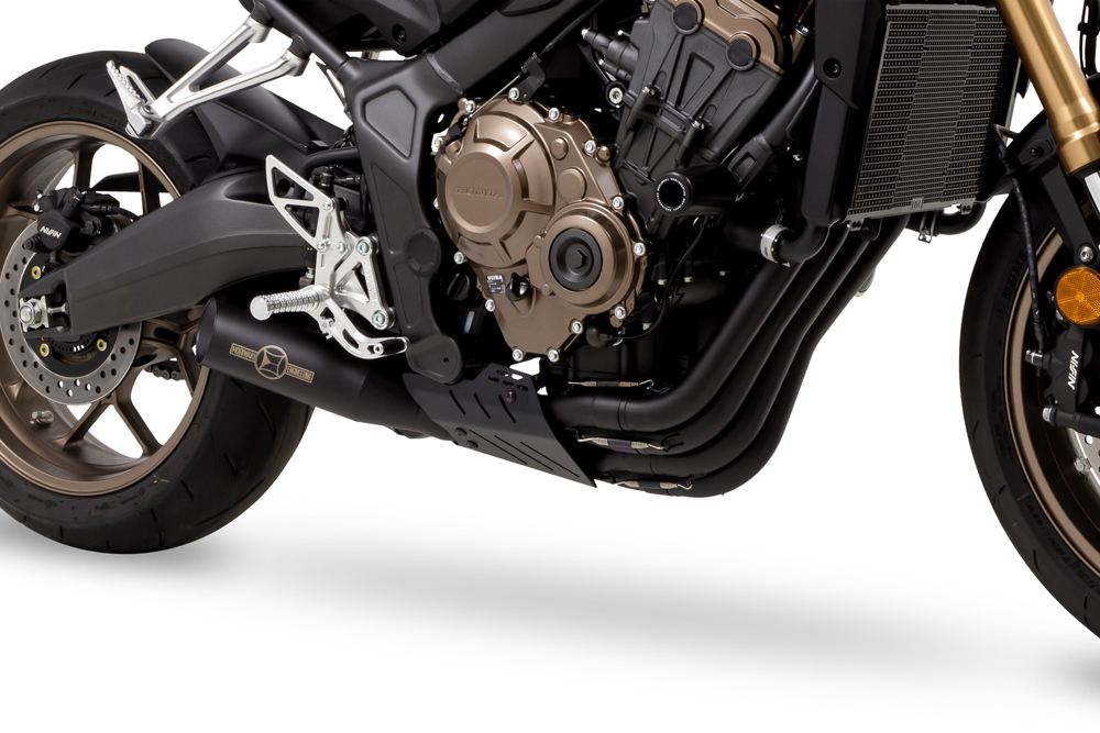 フルエキゾースト クロスショート 19CB650R BLACK ブラック 耐熱黒塗装