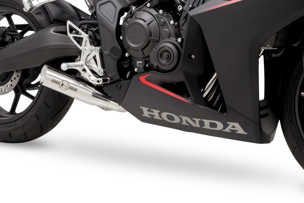 フルエキゾースト クロスショート BLACK CBR650R CB650R SUS ステンレスポリッシュ