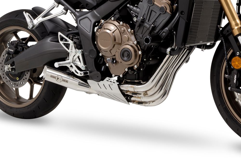 フルエキゾースト クロスショート BLACK CBR650R CB650R SUS ステンレスポリッシュ