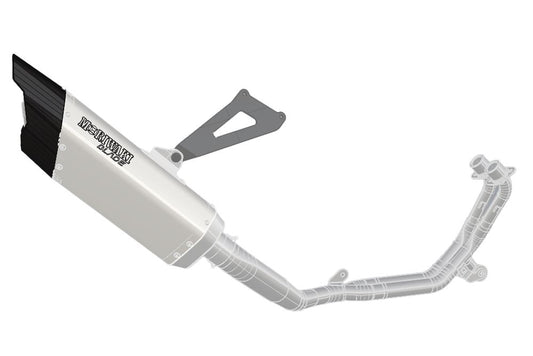 Full Exhaust Racing Blade CBR250RR 17-19/20-22/23 White Titanium