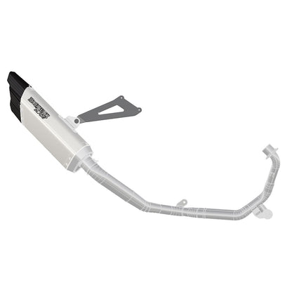 Full Exhaust Racing Blade CBR250RR 17-19/20-22/23 White Titanium