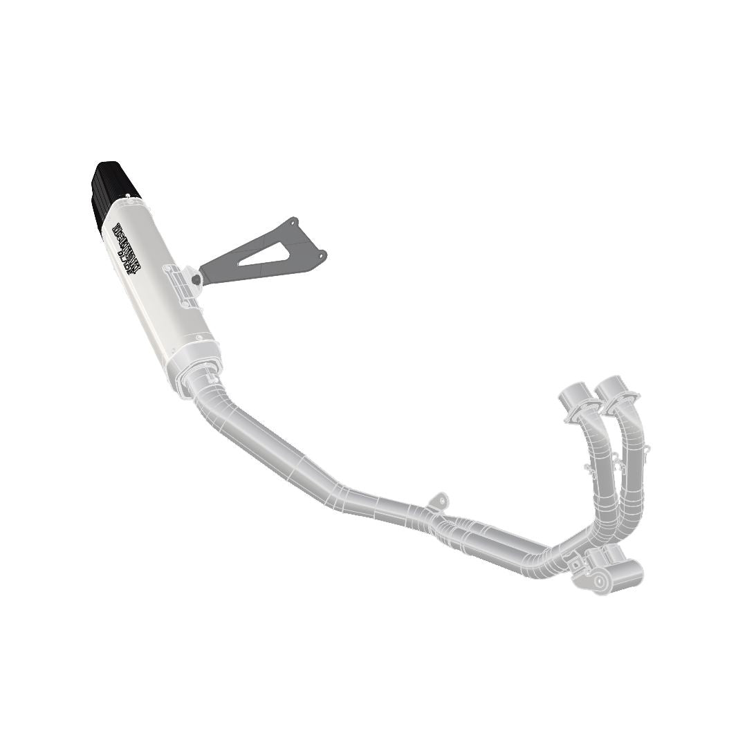 Full Exhaust Racing Blade CBR250RR 17-19/20-22/23 White Titanium