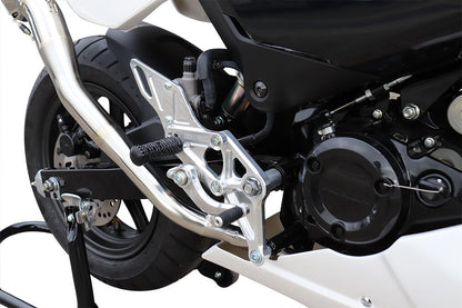 Rear Sets Kit 24GROM Racing Spec 3 GROM 2021-23/ 2024- Silver Anodized 1 Set GROM