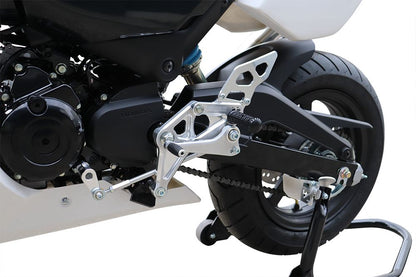 Rear Sets Kit 24GROM Racing Spec 3 GROM 2021-23/ 2024- Silver Anodized 1 Set GROM
