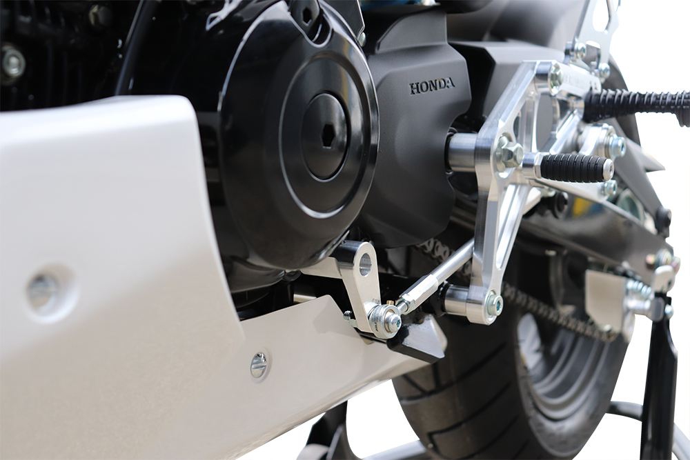 Rear Sets Kit 24GROM Racing Spec 3 GROM 2021-23/ 2024- Silver Anodized 1 Set GROM