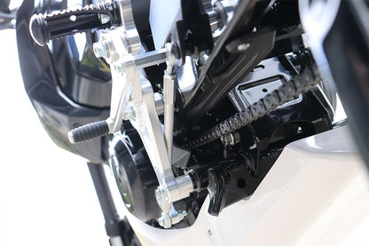 Rear Sets Kit 24GROM Racing Spec 3 GROM 2021-23/ 2024- Silver Anodized 1 Set GROM