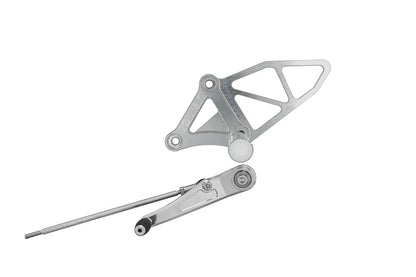 Rear Sets Kit SV CBR650R/CB650R 2019-20/ 2021-22/ 2023/ 2024 Silver Anodized 1 Set