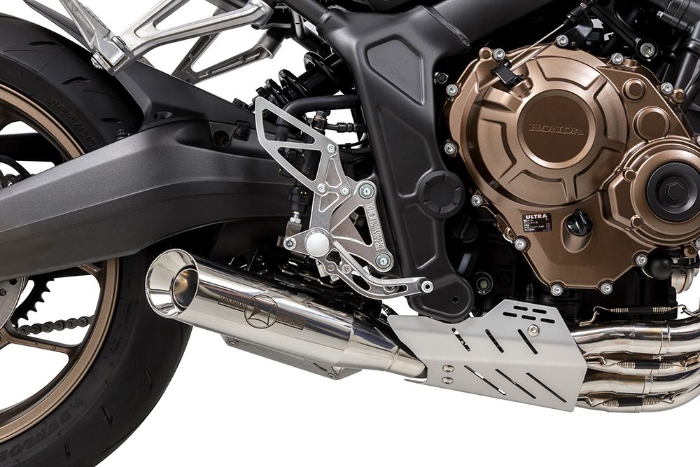 Rear Sets Kit SV CBR650R/CB650R 2019-20/ 2021-22/ 2023/ 2024 Silver Anodized 1 Set