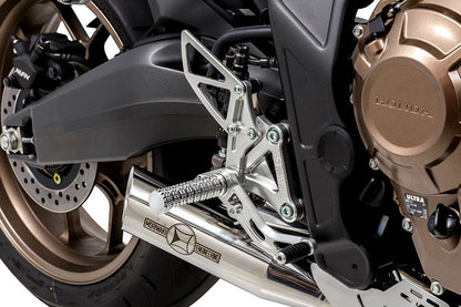 Rear Sets Kit SV CBR650R/CB650R 2019-20/ 2021-22/ 2023/ 2024 Silver Anodized 1 Set