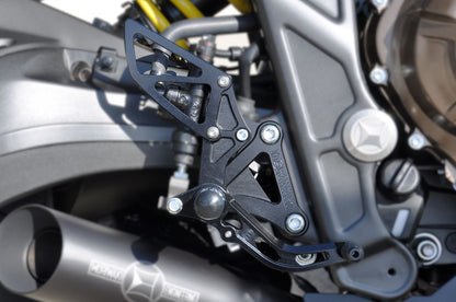 Rearset Kit, BLACK, 19CBR650R, Black Anodized, 1 Set