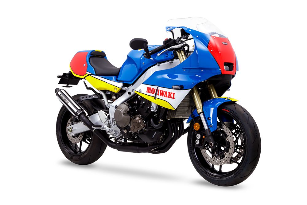 Full Exhaust System Foresight XSR900GP Raw Aluminum + Heat-Resistant Black Paint