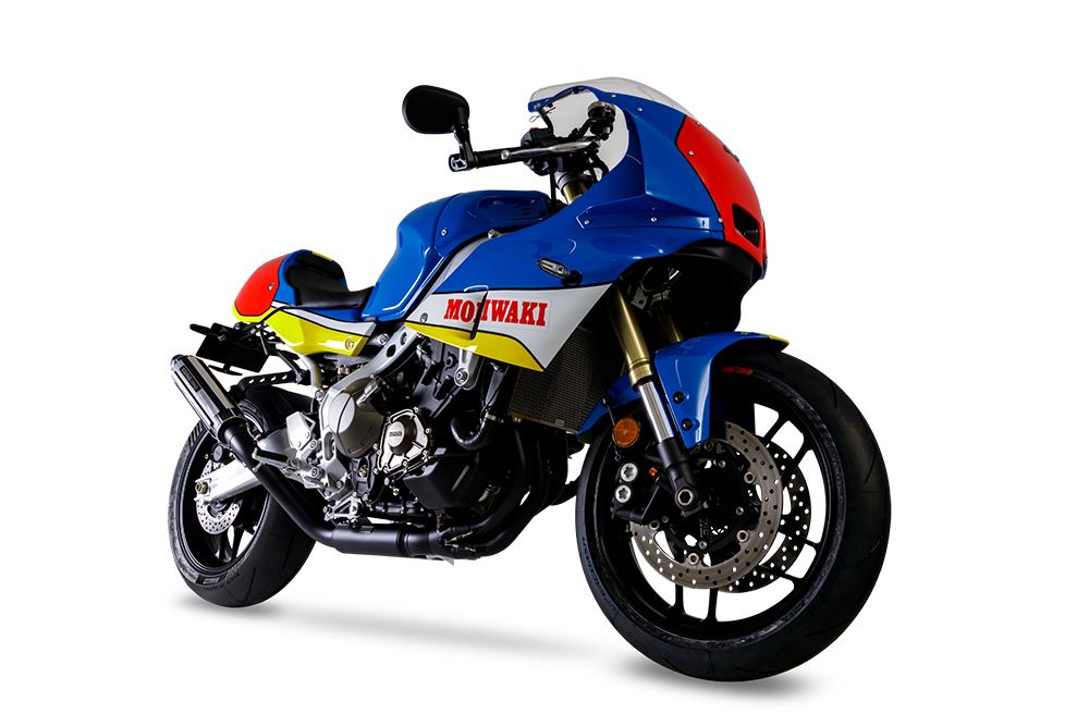 Full Exhaust System Foresight XSR900GP Raw Aluminum + Heat-Resistant Black Paint