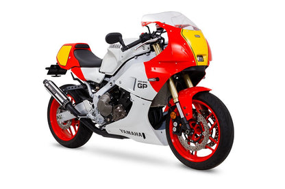 Full Exhaust System Foresight XSR900GP Raw Aluminum + Heat-Resistant Black Paint