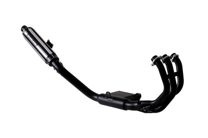 Full Exhaust System Foresight XSR900GP Raw Aluminum + Heat-Resistant Black Paint