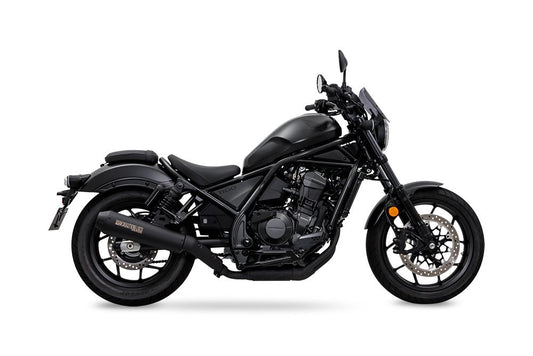 Slip-on Exhaust Neo Classic Rebel1100 2021-2024 / 2025- Black Heat-Resistant Black Paint Rebel